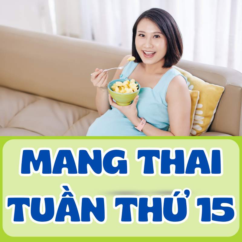 Chế độ dinh dưỡng mang thai tuần thứ 15